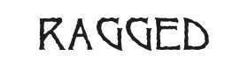 Ragged Font Thumbnail