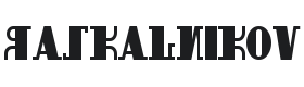 Raska lnikov Font Thumbnail