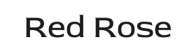 Red Rose Font Thumbnail
