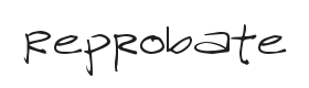 Reprobate Font Thumbnail