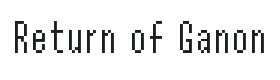 Return of Ganon Font Thumbnail