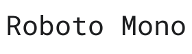 Roboto Mono Font Thumbnail