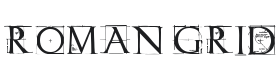 Roman Grid Caps Font Thumbnail
