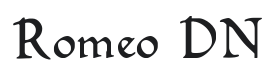 Romeo DN Font Thumbnail