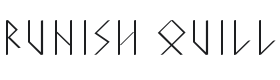 Runish Quill MK Font Thumbnail