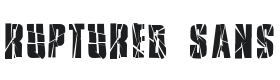 Ruptured Sans Font Thumbnail