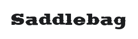 Saddlebag Font Thumbnail