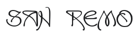San Remo Font Thumbnail