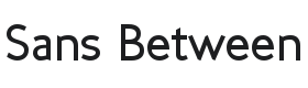 Sans Between Font Thumbnail