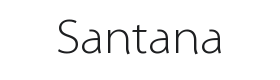 Santana Font Thumbnail