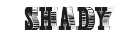 Shady Characters Font Thumbnail