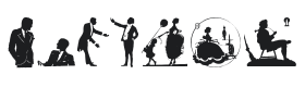 Silhouetten People Font Thumbnail