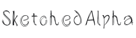 Sketched Alphabet Font Thumbnail