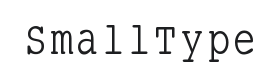 SmallType Writing Font Thumbnail