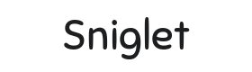 Sniglet Font Thumbnail