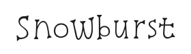 Snowburst One Font Thumbnail
