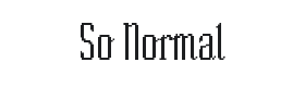 So Font Thumbnail