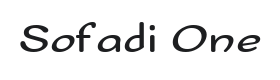 Sofadi One Font Thumbnail