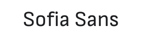 Sofia Sans Font Thumbnail