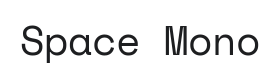 Space Mono Font Thumbnail