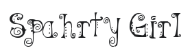 Spahrty Girl Font Thumbnail