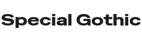 Special Gothic Expanded One Font Thumbnail
