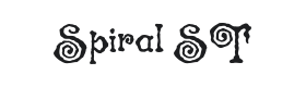 Spiral ST Font Thumbnail