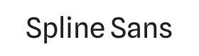 Spline Sans Font Thumbnail