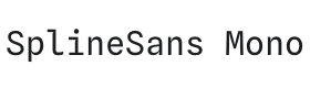 Spline Sans Mono Font Thumbnail