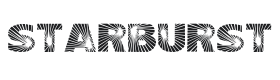 Starburst Font Thumbnail