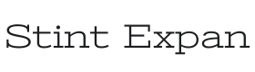 Stint Ultra Expanded Font Thumbnail