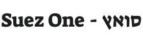 Suez One Font Thumbnail