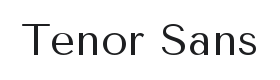 Tenor Sans Font Thumbnail