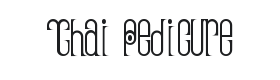 Thai Pedicure Font Thumbnail