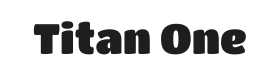 Titan One Font Thumbnail