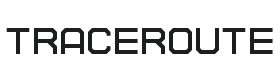 Traceroute Font Thumbnail
