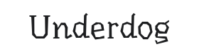 Underdog Font Thumbnail