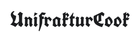 UnifrakturCook Font Thumbnail