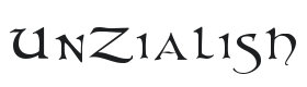 UnZialish Font Thumbnail