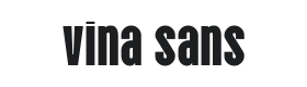 Vina Sans Font Thumbnail