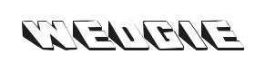 Wedgie Font Thumbnail