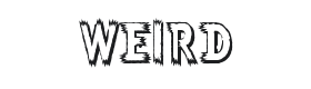 Weird Font Thumbnail