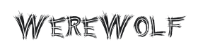 WereWolf Font Thumbnail
