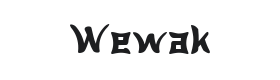 Wewak Font Thumbnail