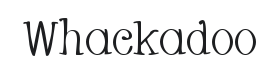 Whackadoo Font Thumbnail
