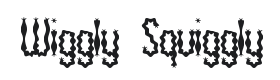 Wiggly Squiggly Font Thumbnail