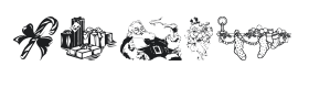 Xmas Clipart 2 Font Thumbnail