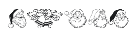 Xmas Clipart Font Thumbnail