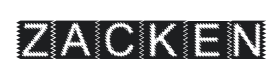 Zacken Font Thumbnail