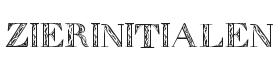 Zierinitialen Font Thumbnail